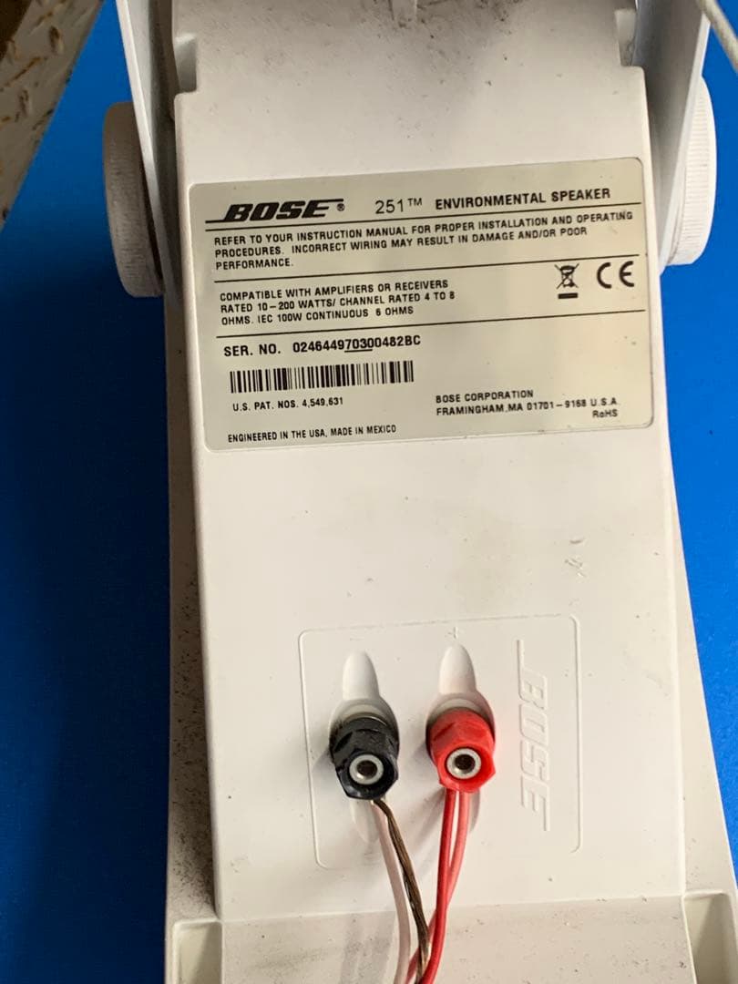 Bose 251 ENVIRONMENTAl SPEAKER 2個