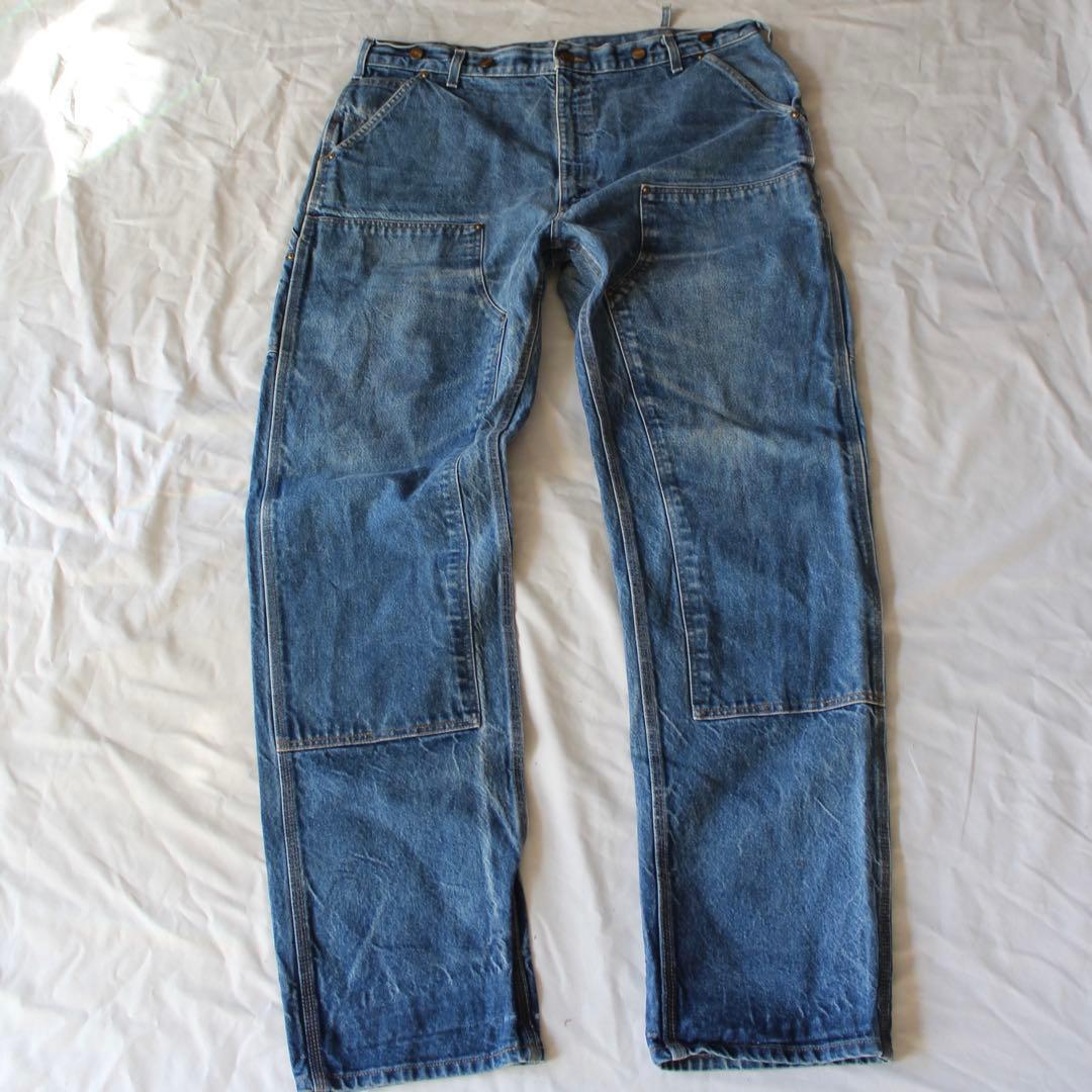 てらーんCarhartt ダブルニー ペインターパンツ DNM 40×36