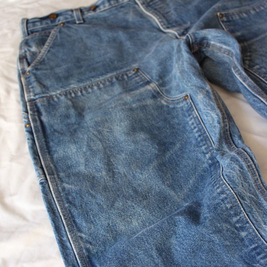 てらーんCarhartt ダブルニー ペインターパンツ DNM 40×36