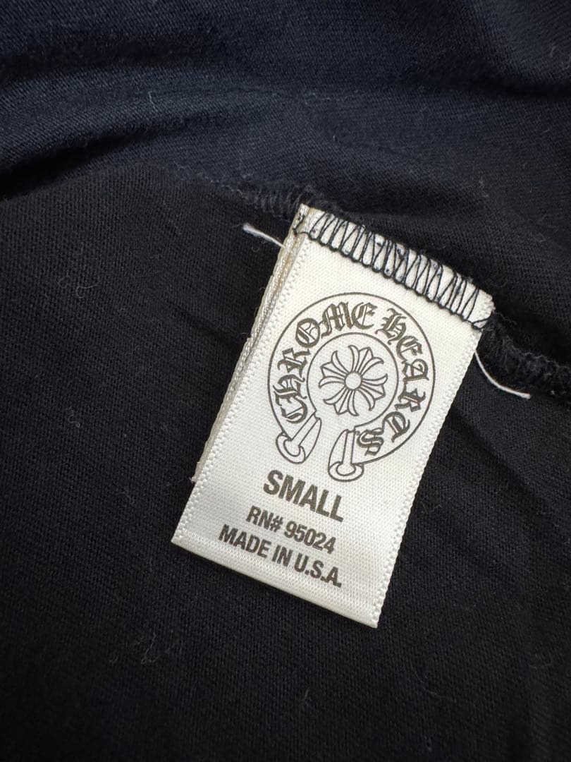 Chrome Hearts ブラック Vネック Tシャツ S