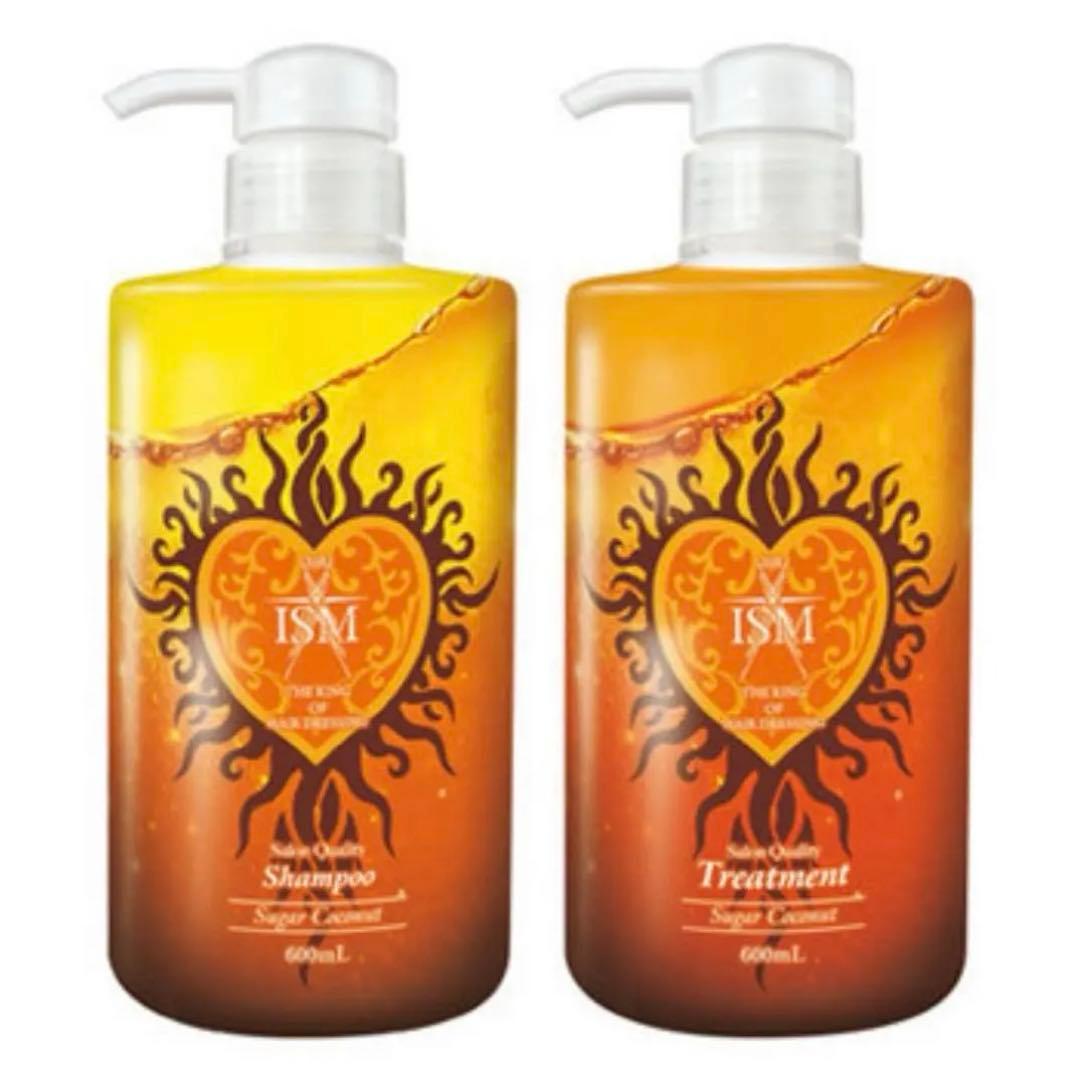ISM シャンプー & トリートメント セット 600mL シュガーココナッツ