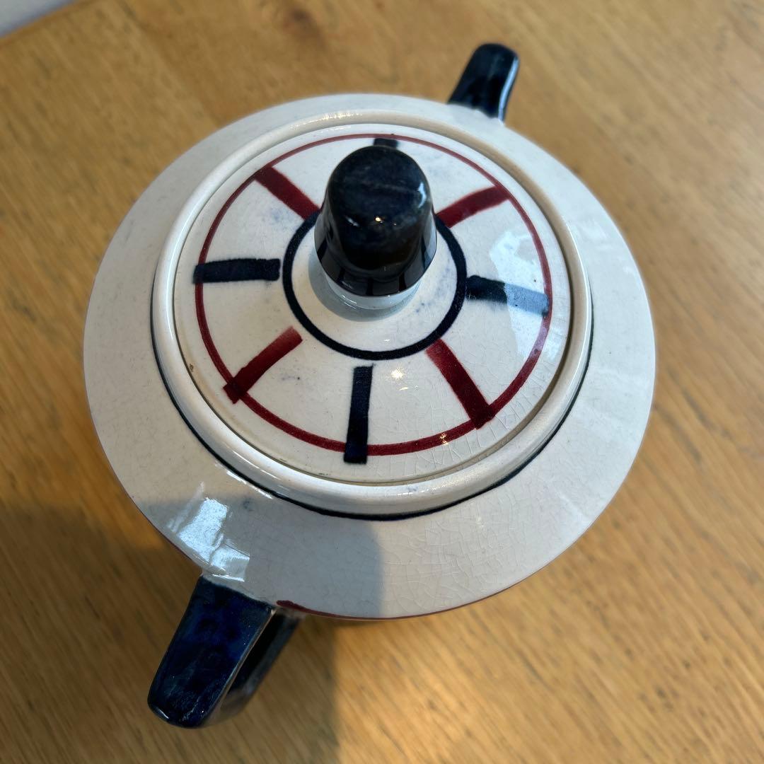 フランスアンティーク　サンタマン　バスク柄