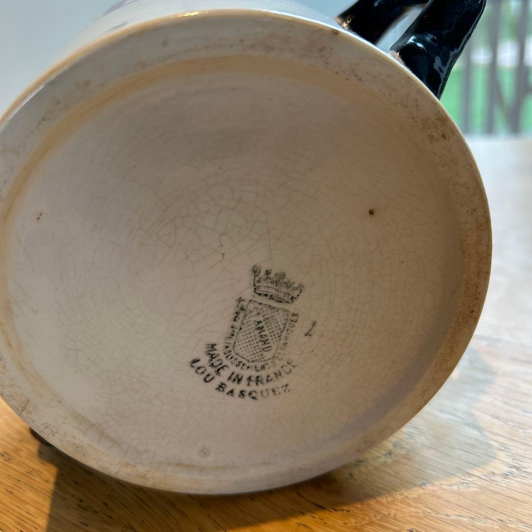 フランスアンティーク　サンタマン　バスク柄