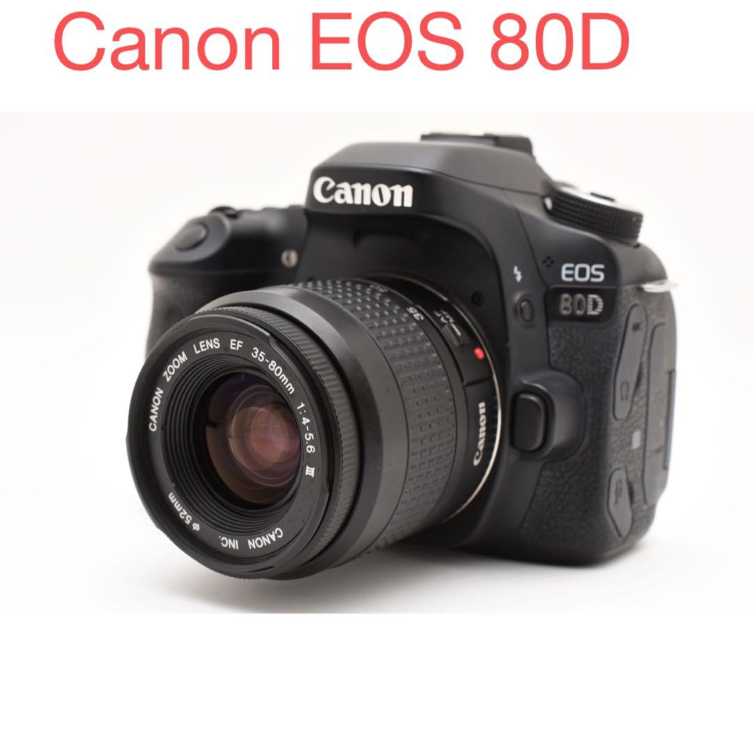 保証付き/デジタル 一眼レフカメラ Canon EOS 80D標準レンズセット
