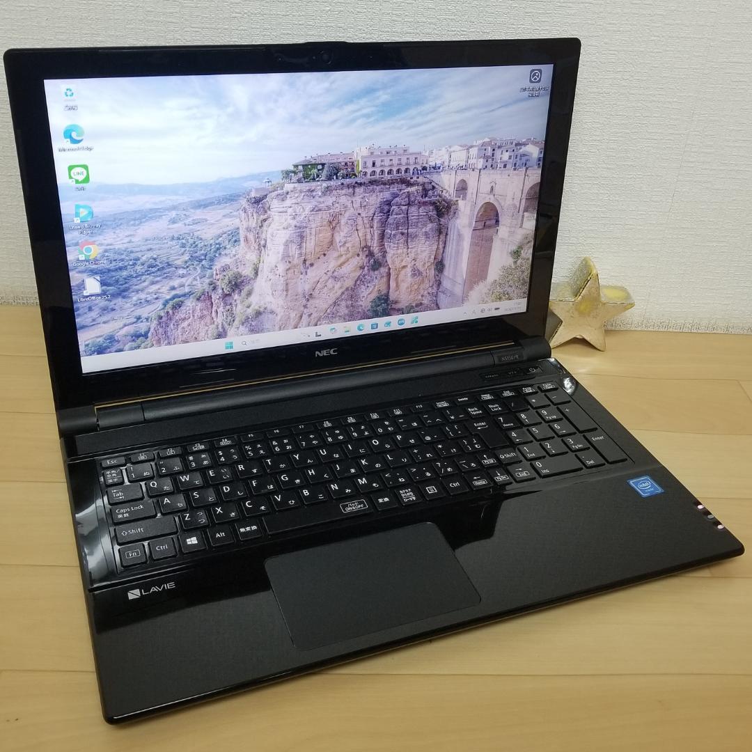 期間限定 大容量 Win11 DVD再生可 ノートPC NEC (E3102)