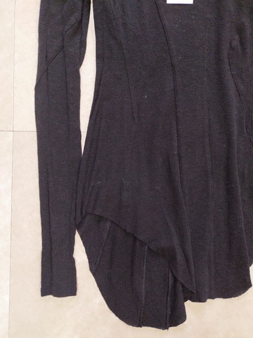 HELMUT LANG ヘルムートラング 変形　ウール混　長袖トップス