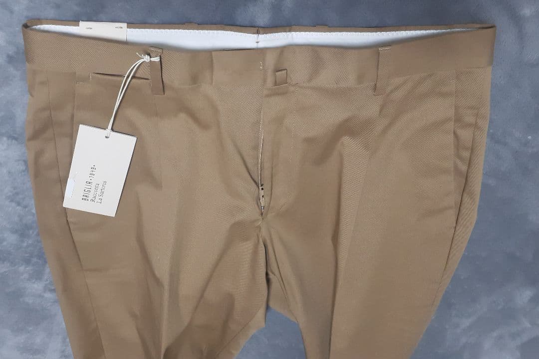 【新品】BRGLIA (ブリリア)キャメル ドレスチノパン 33