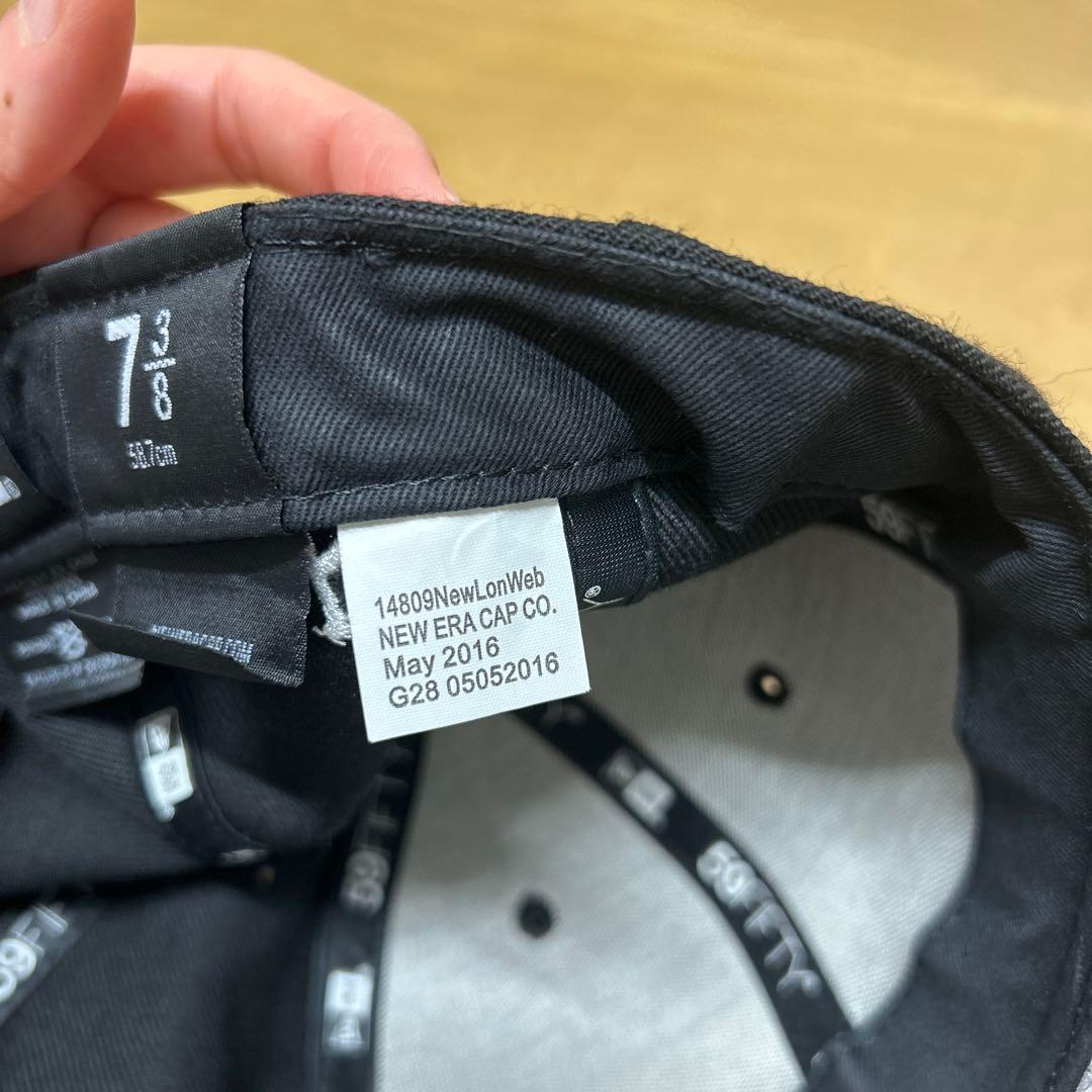 Supreme newera R.i.p. ブラック キャップ