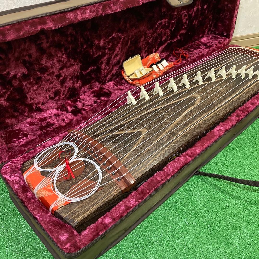 ゼンオン 文化琴 13弦 和楽器 ケース付き
