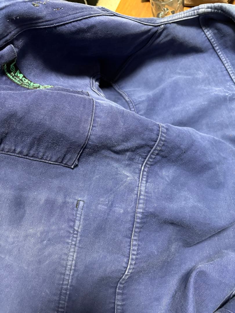 フレンチモールスキンジャケット　Vポケ