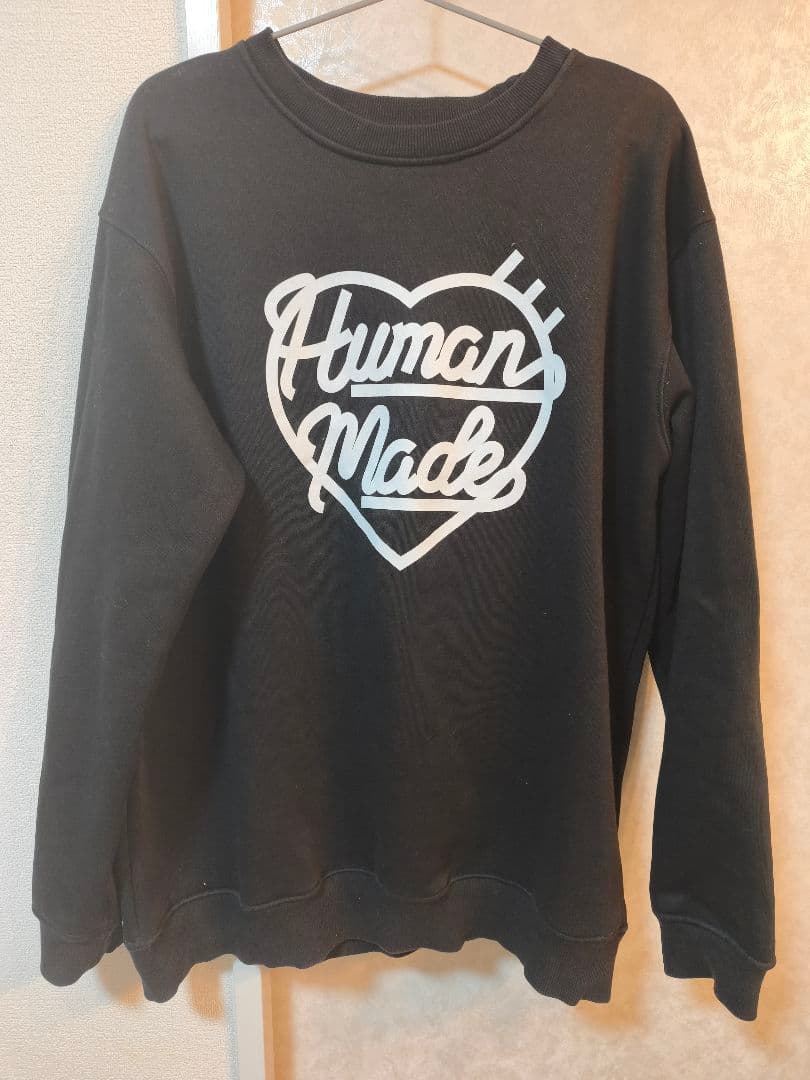 HUMAN MADE スウェット L 裏起毛 ブラック