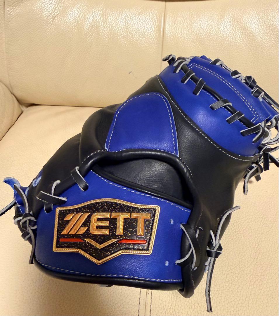 ゼット　プロステイタスオーダー軟式ミット　ヤクルト中村モデル　型付け済み