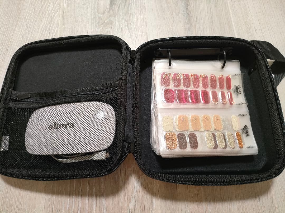 ohora ネイルシール セット ジェルライト（ランプ）・収納ケース付き