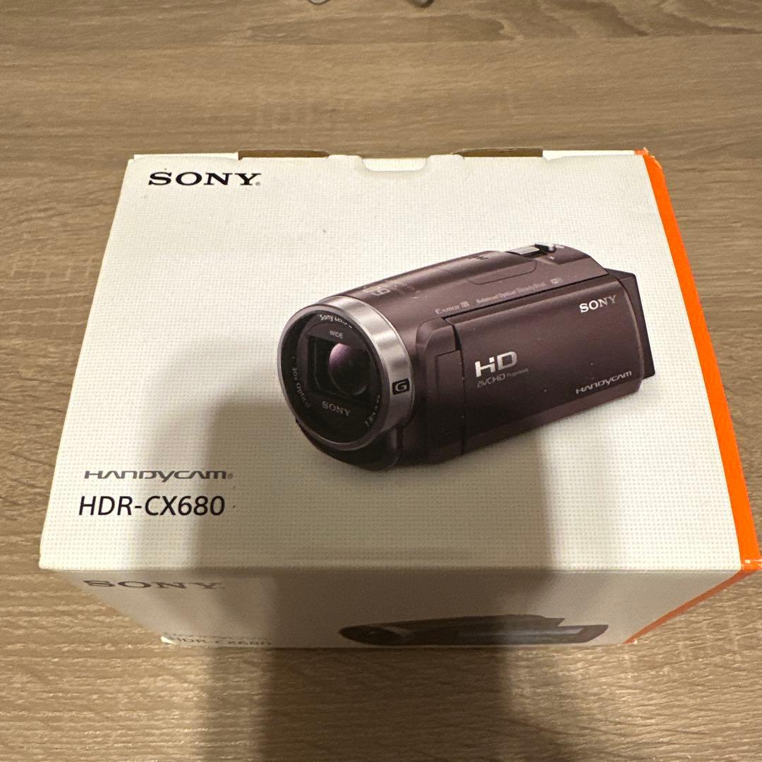 sony hdr-cx680 ビデオカメラ　ダークブラウン