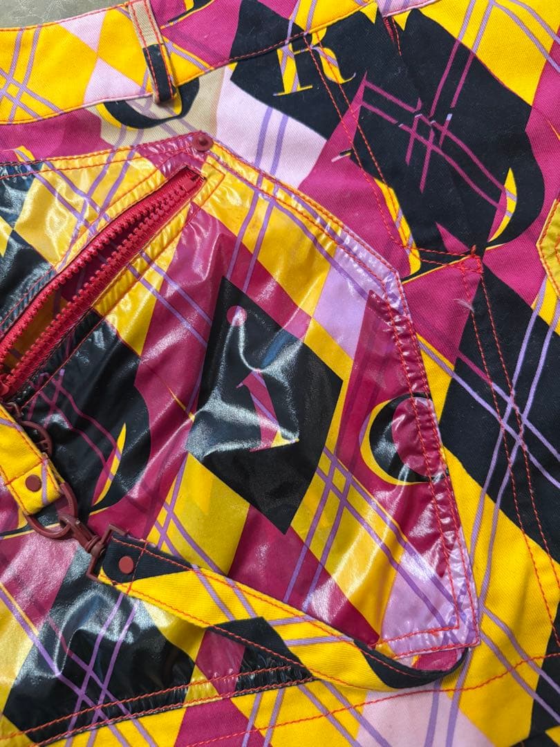 クリスチャンディオール　アーガイル　チェック柄タイトスカート