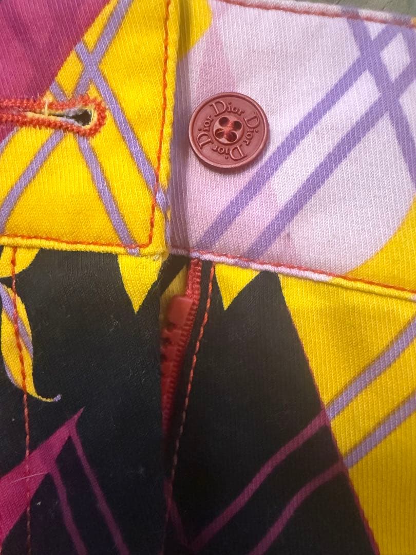 クリスチャンディオール　アーガイル　チェック柄タイトスカート