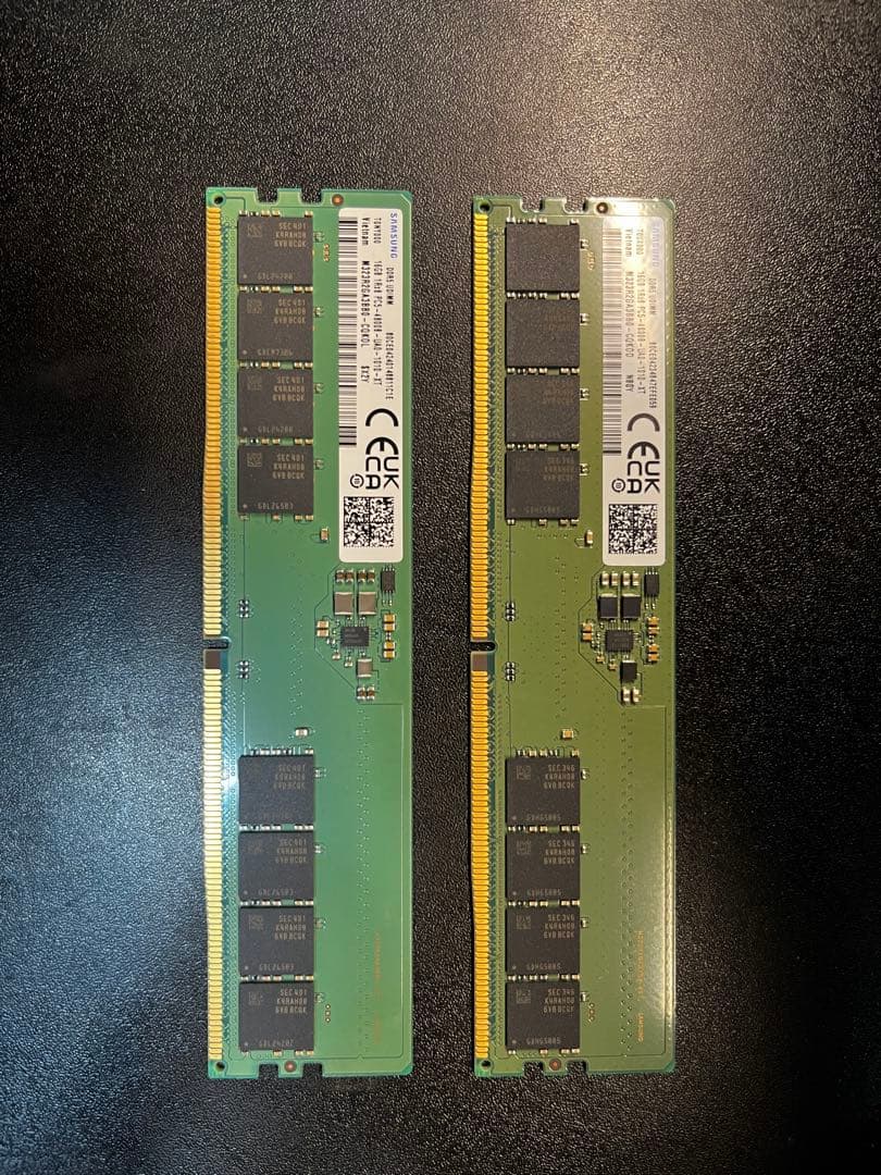 【美品】Samsung DDR5-4800 32GB(16GB×2枚)