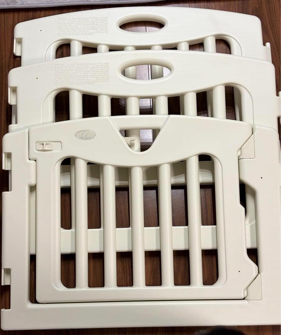 美品★ 日本育児　ベビーサークル キッズパーテーション 最長361cm