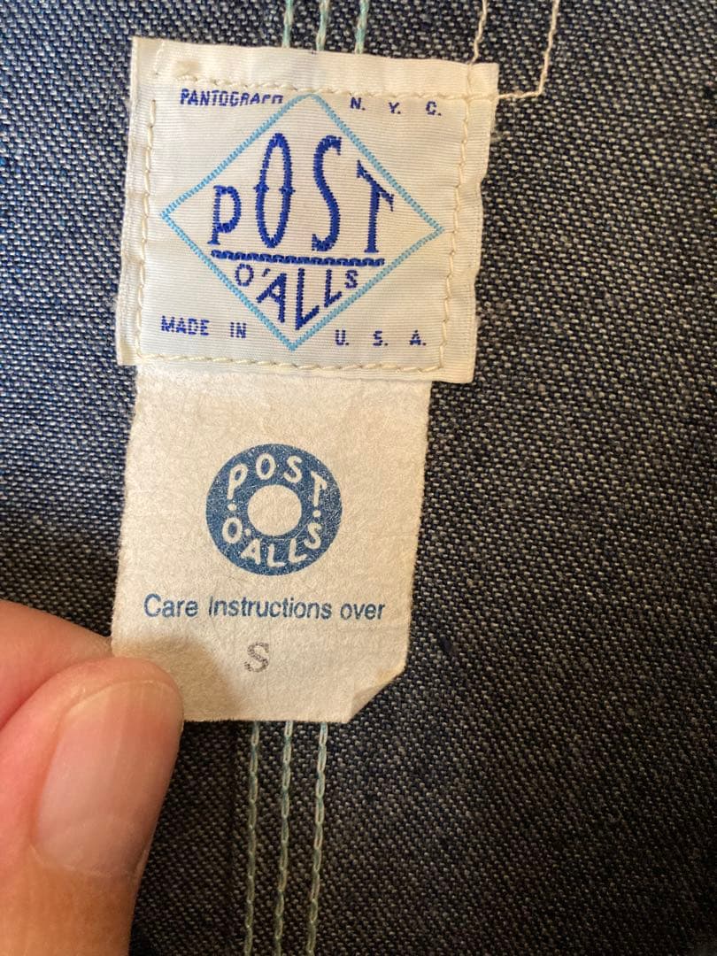 POST O'ALLS ポストオーバーオールズ カバーオール USA製　Sサイズ