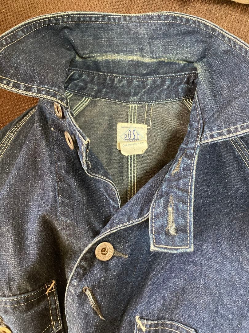 POST O'ALLS ポストオーバーオールズ カバーオール USA製　Sサイズ