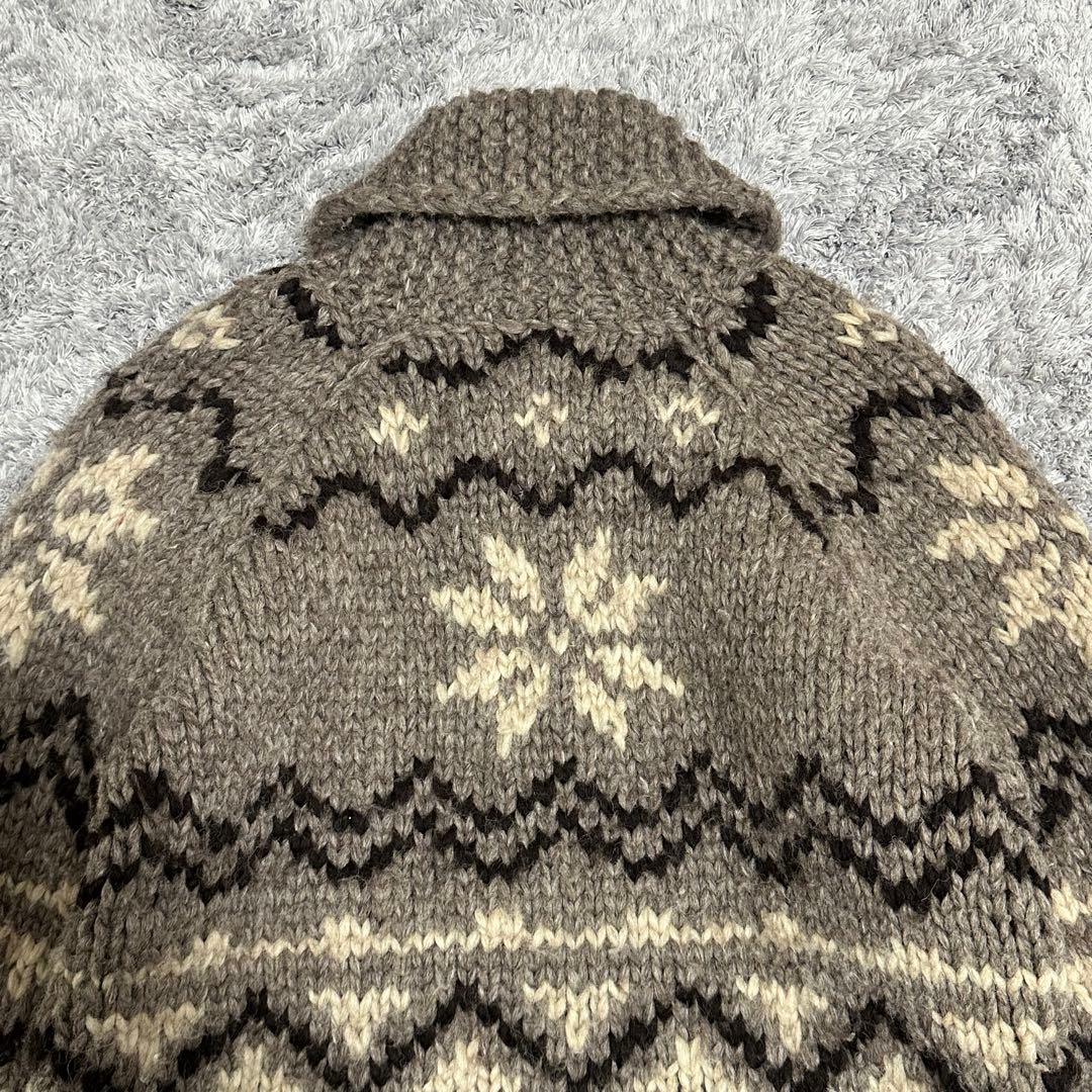 【超人気◎】KANATA　カウチンセーター　スノーフレーク　カナダ製　完売モデル