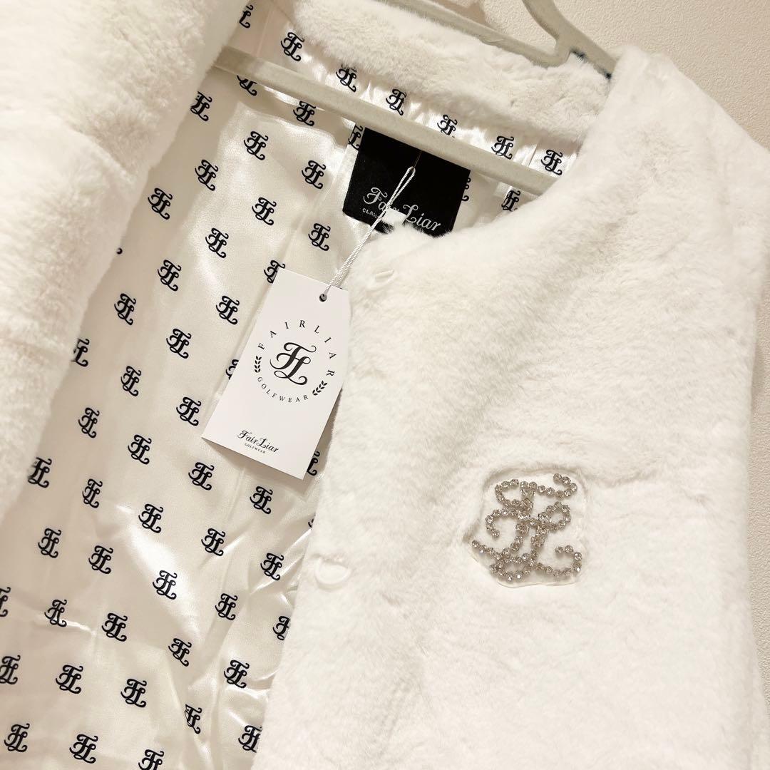 【♡】fairliar厚手ふわふわアウター　ベスト　ジャケット　モコモコ　ファー