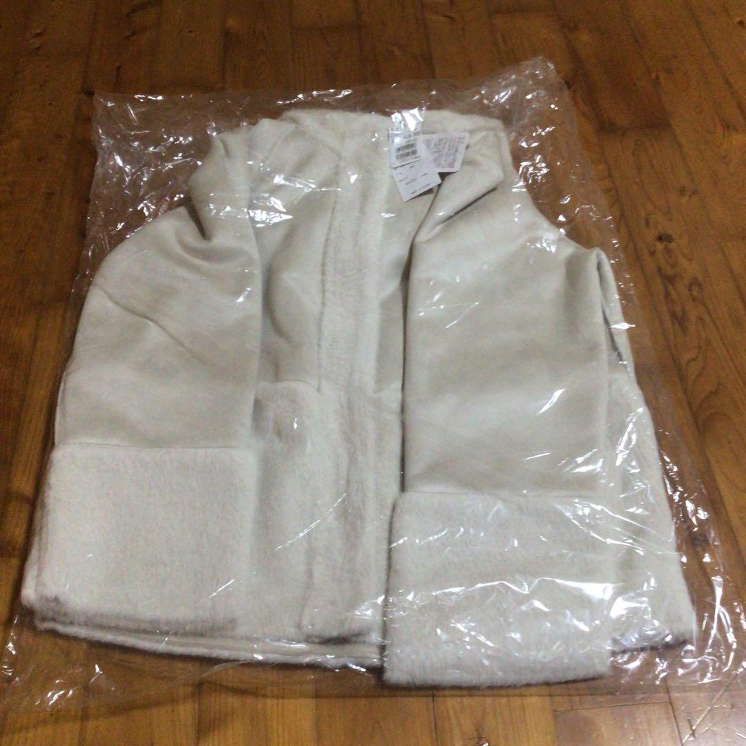 ヤマダヤ系列　MEDOC フェイクムートンブルゾン　ロゴニット　2点セット