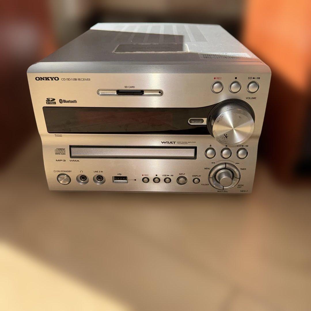 【大幅値下げ】ONKYO NFR-7 ミニコンポ　スピーカー付き　CDプレイヤー