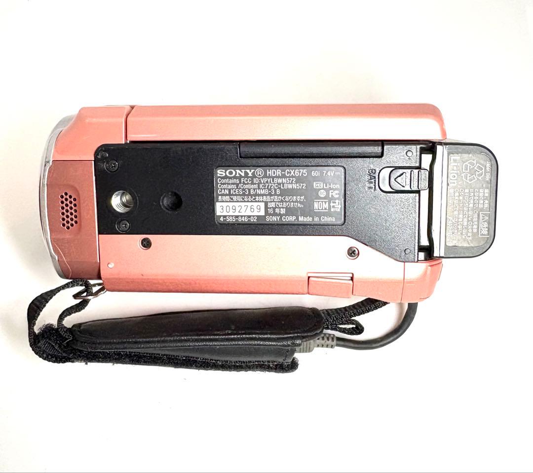 ソニー　SONY HDR-CX675 ピンク