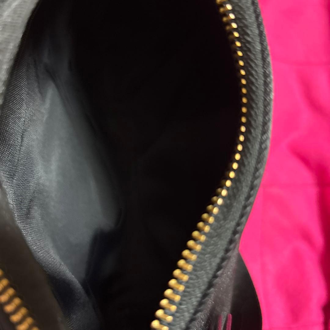 LANVIN en Bleu トロカデロ ウエストポーチ 黒ブラックボディバッグ