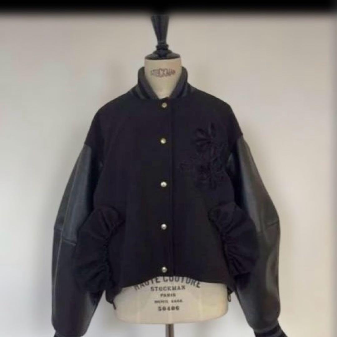 【新品未使用】bouquet embroidery stadium jumper