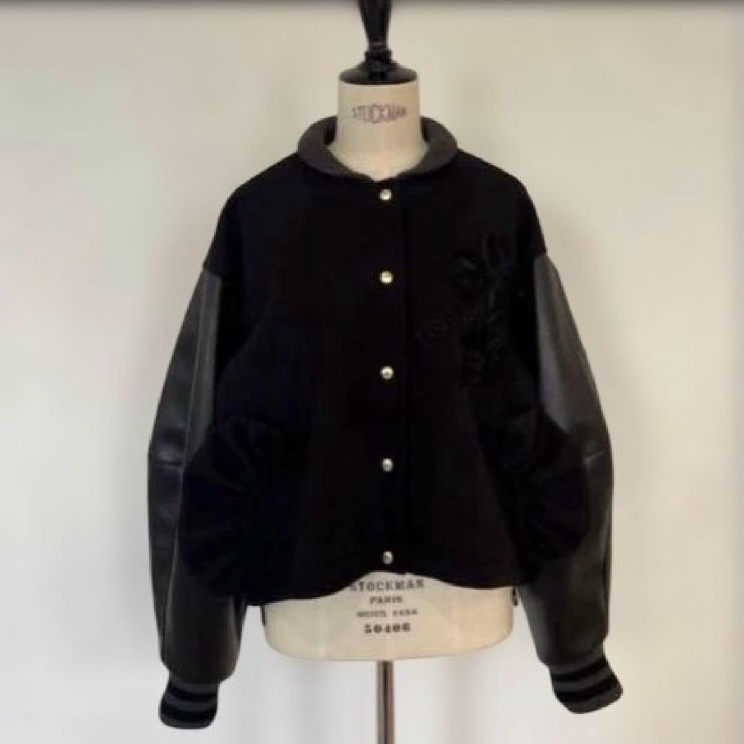 【新品未使用】bouquet embroidery stadium jumper