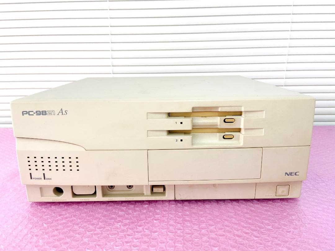 NEC PC-9821As/U2 MS-DOS 3.5インチFDD*2 ハイレゾ