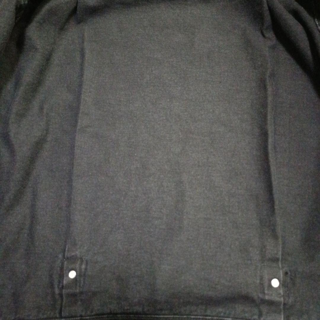 リーバイス　エディフィス 別注 ノーカラーデニムジャケット　ブラック　1st