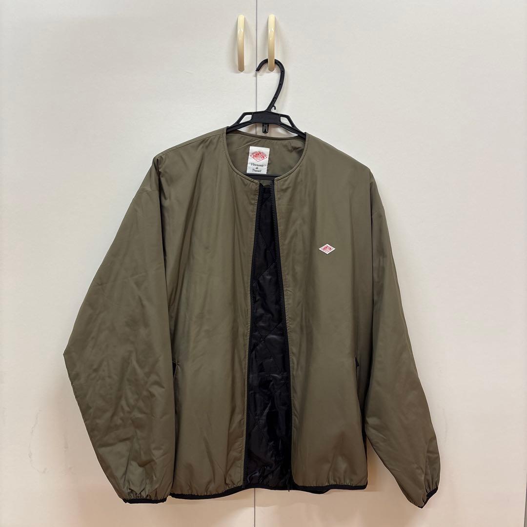 2022AW DANTON〈別注〉ポリエステルタフタ ノーカラーブルゾン