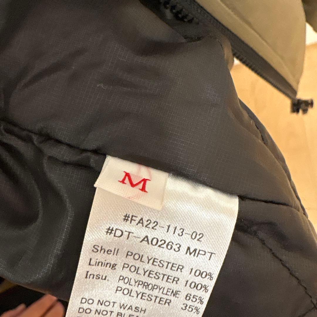 2022AW DANTON〈別注〉ポリエステルタフタ ノーカラーブルゾン