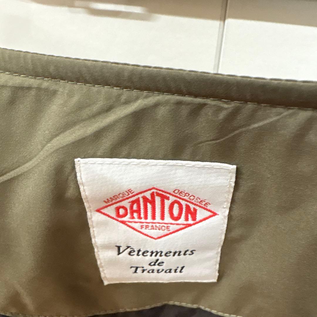 2022AW DANTON〈別注〉ポリエステルタフタ ノーカラーブルゾン