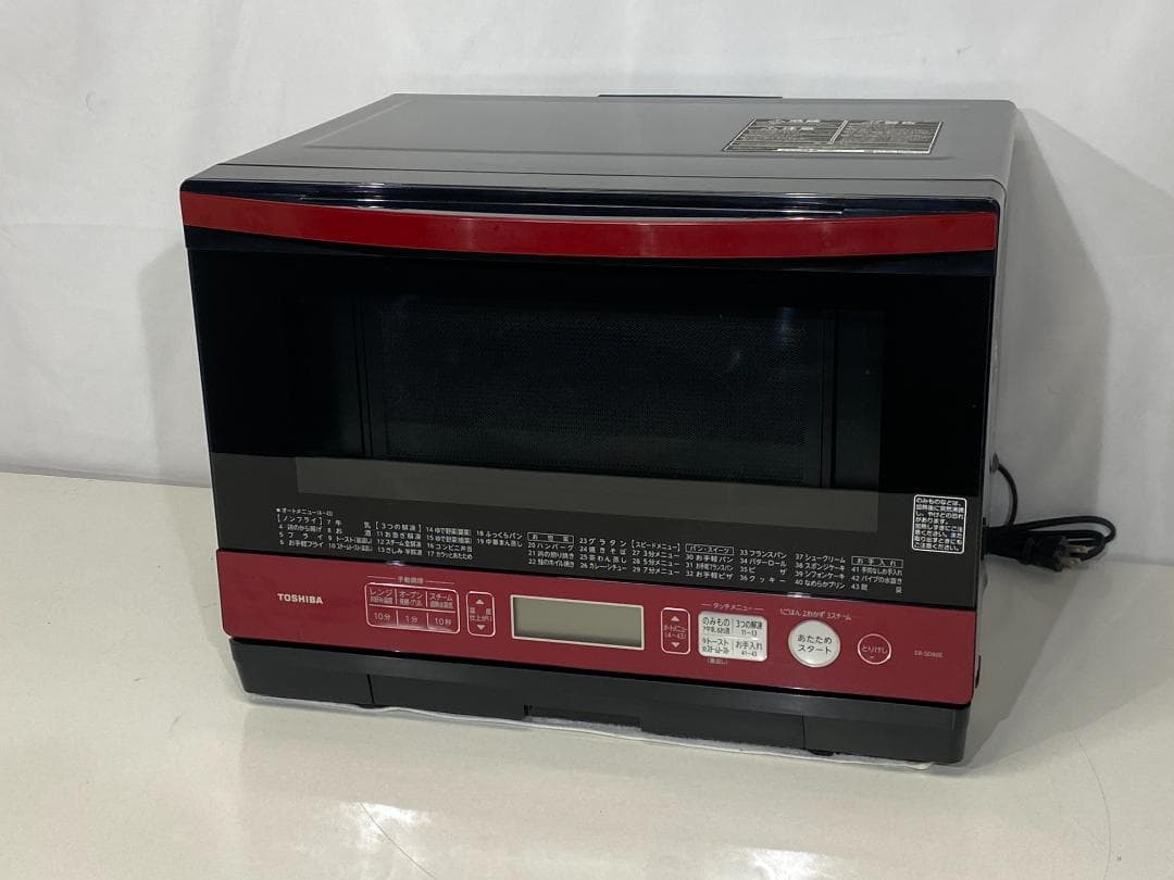 TOSHIBA オーブンレンジ　ER-SD80E(R)　2018年製