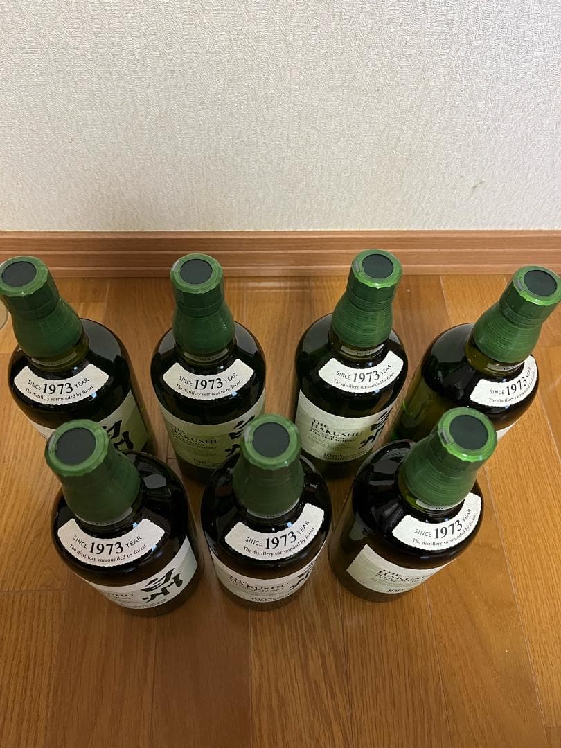 サントリー　白州　限定　100周年ラベル　ノンビンテージ　７００ml　７本セット