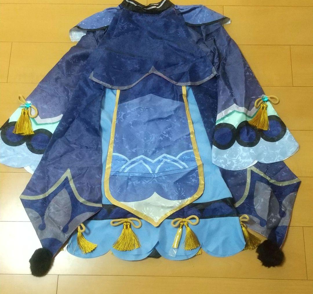 原神　七七　コスプレ　衣装　ウィッグ　靴　セット