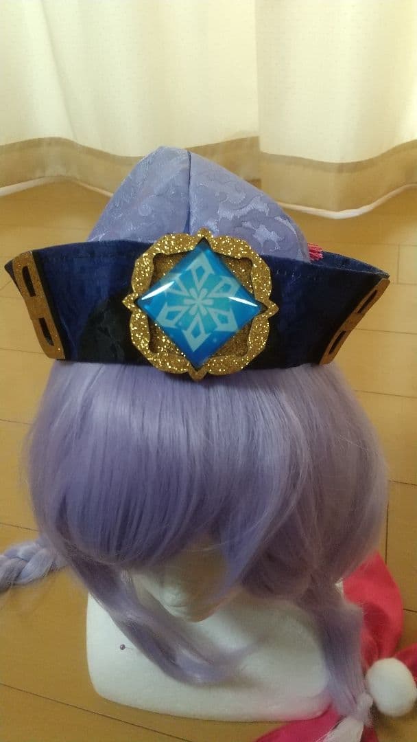 原神　七七　コスプレ　衣装　ウィッグ　靴　セット