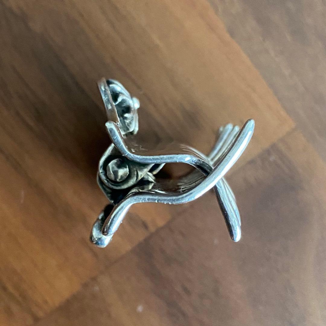 k*n様 CHROME HEARTS CHプラス ヘアクリップ バレッタ シルバ