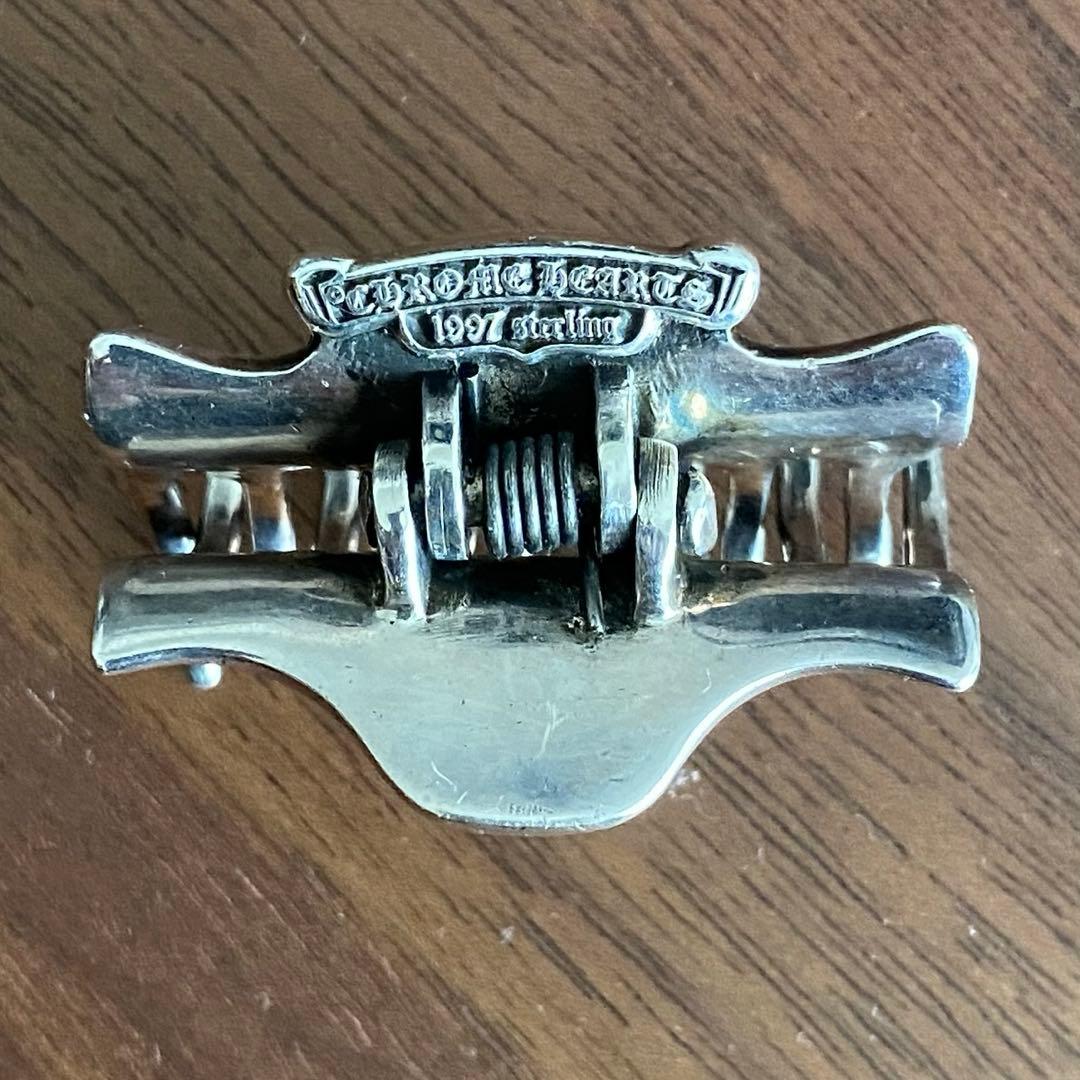 k*n様 CHROME HEARTS CHプラス ヘアクリップ バレッタ シルバ