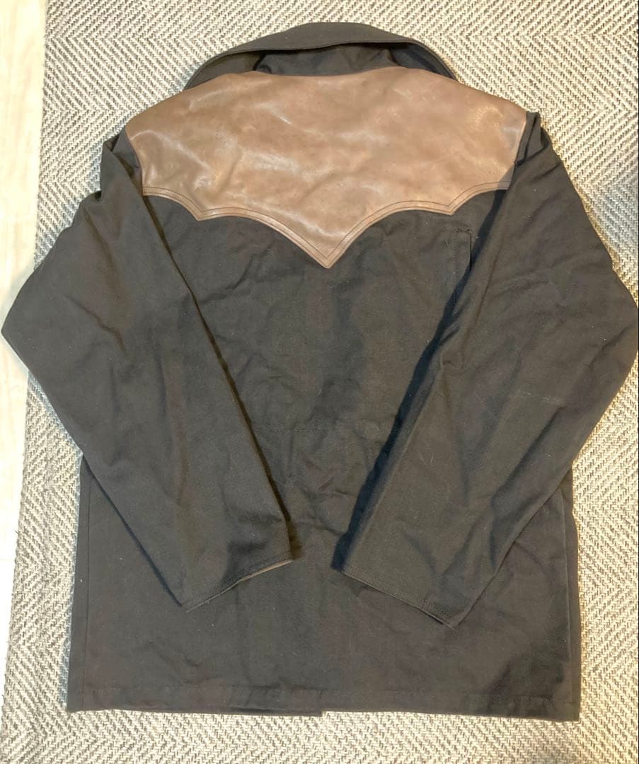 ロッキーマウンテン × ウエアハウス デニムレザージャケット42