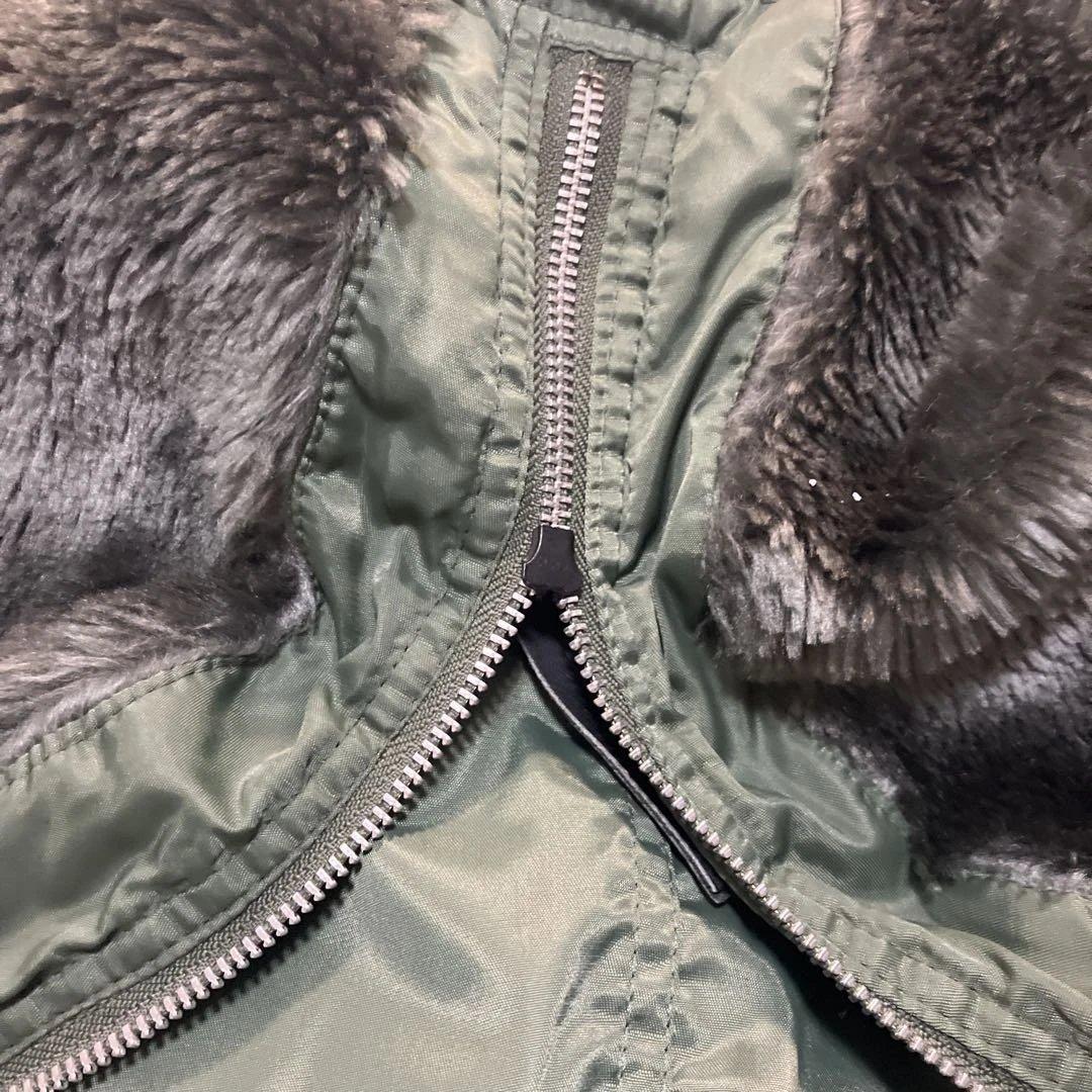 人気商品 90sN-2B 短丈 オリーブ フライトジャケット　USエアフォース