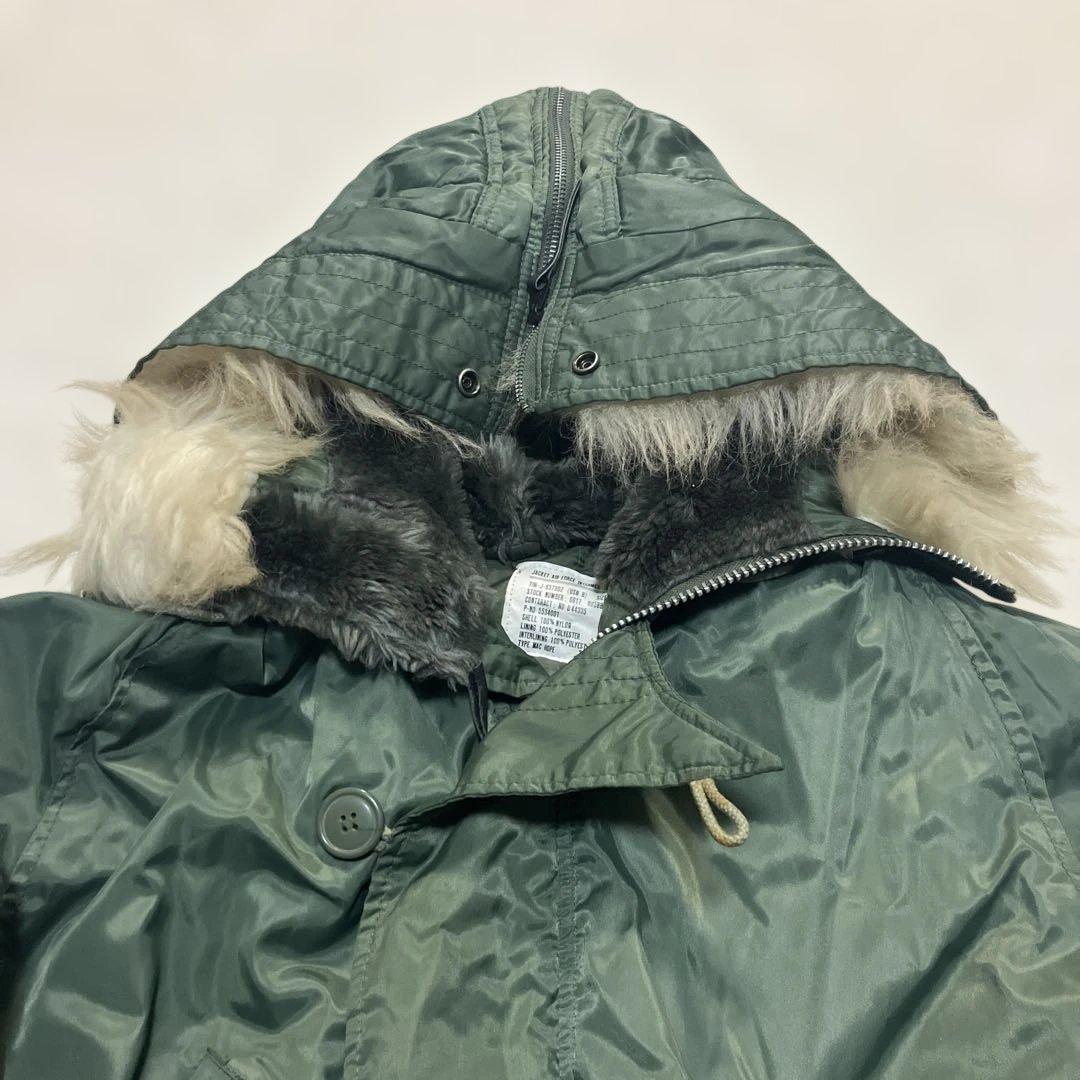 人気商品 90sN-2B 短丈 オリーブ フライトジャケット　USエアフォース