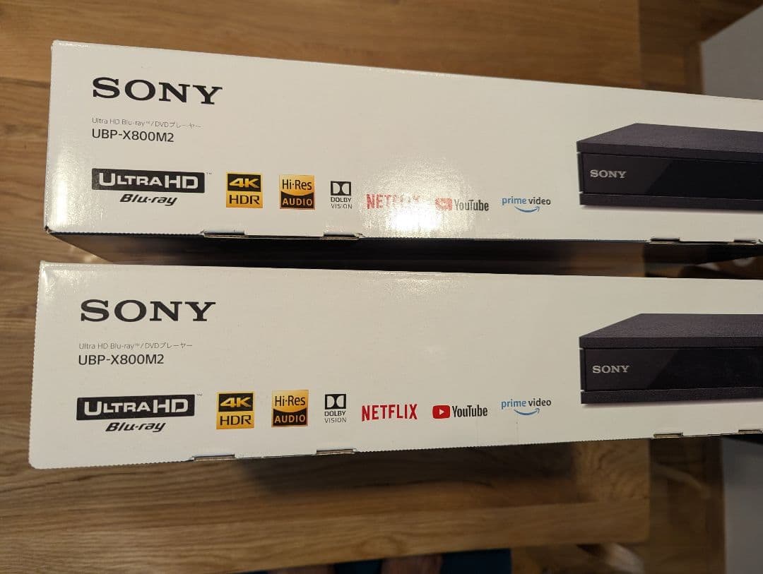 SONY UBP-X800M2 4K Blu-rayプレーヤー 2台セット