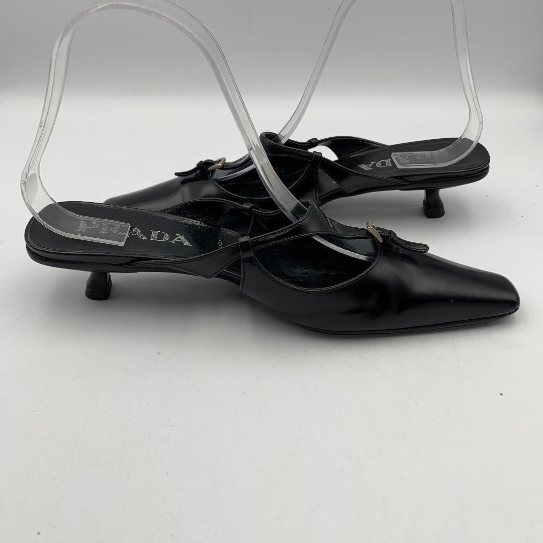 M633 プラダ ミュール 36 約23cm ブラック