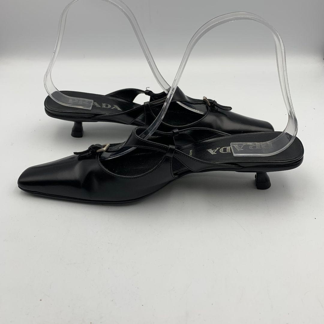 M633 プラダ ミュール 36 約23cm ブラック