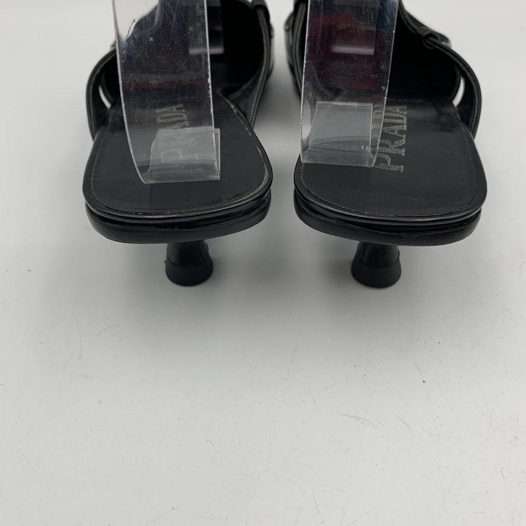 M633 プラダ ミュール 36 約23cm ブラック